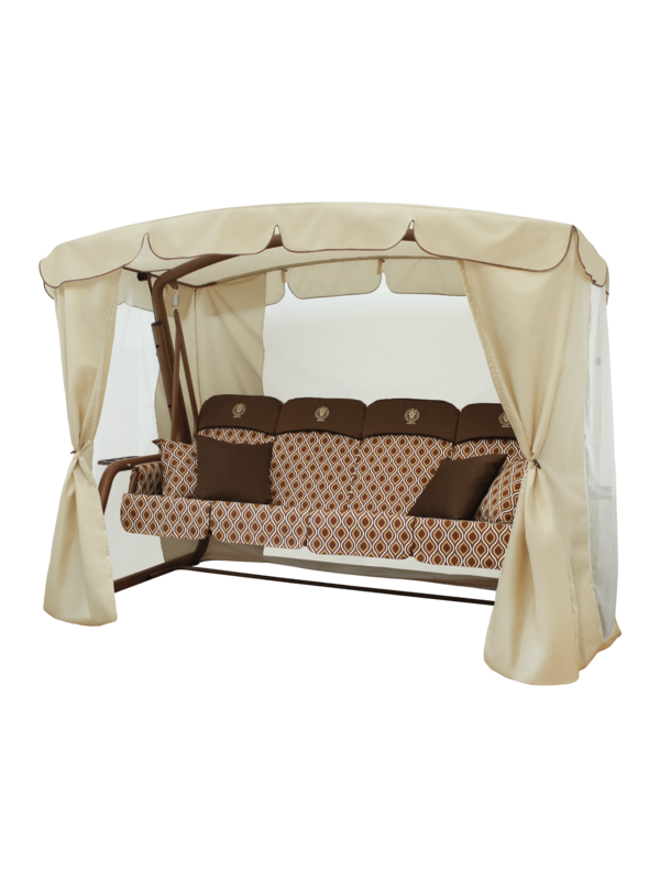 Качели садовые Монарх (бежевый)