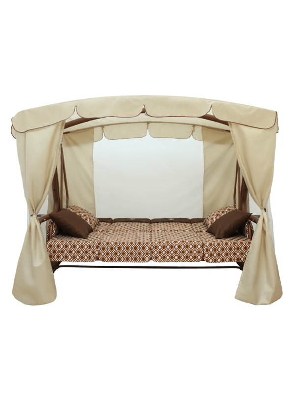 Качели садовые Монарх (бежевый)