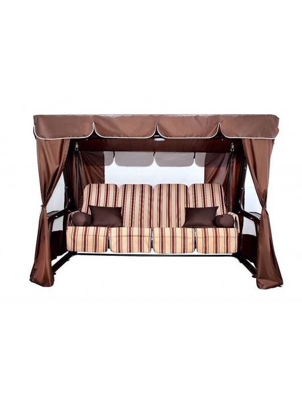 Качели садовые Эдем Премиум 76 (шоколад)