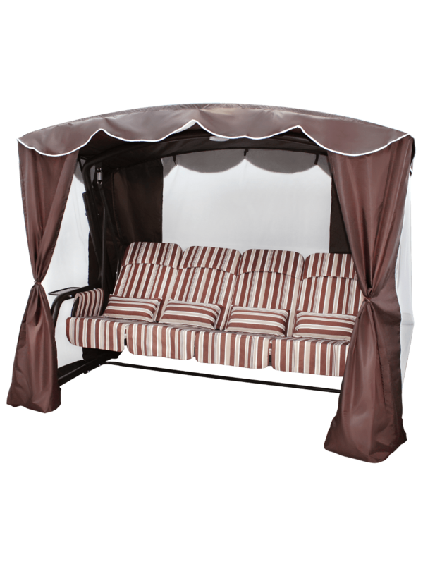 Качели садовые Монарх (шоколад)