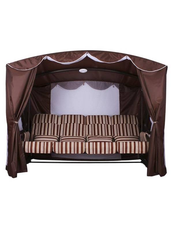 Качели садовые Монарх (шоколад)