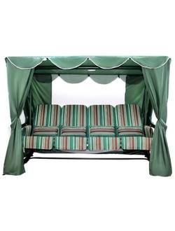 Качели садовые Элит Люкс Плюс (зеленый)