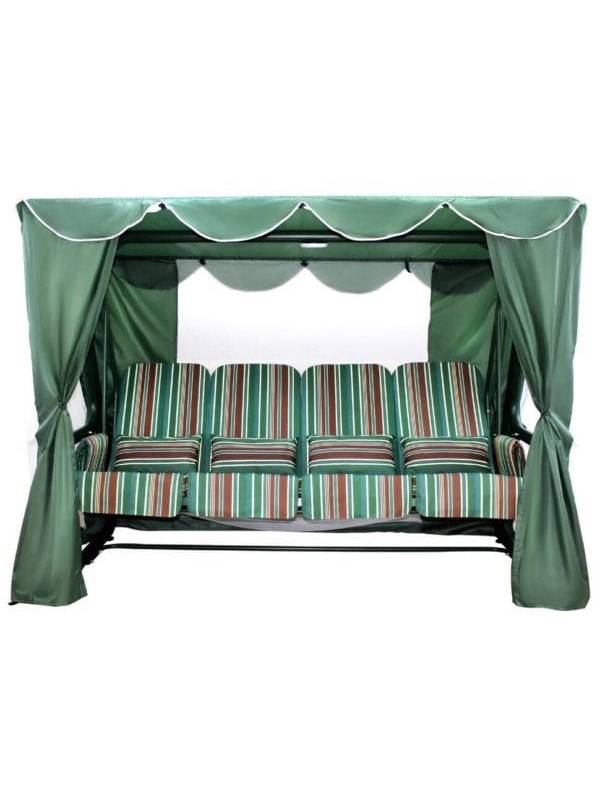 Качели садовые Элит Люкс Плюс (зеленый)