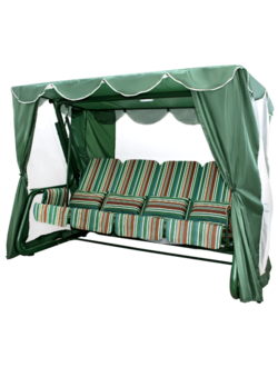 Качели садовые Элит Люкс Плюс (зеленый)