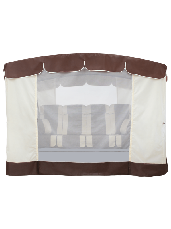 Качели садовые Эдем Люкс 76 слоновая кость/шоколад