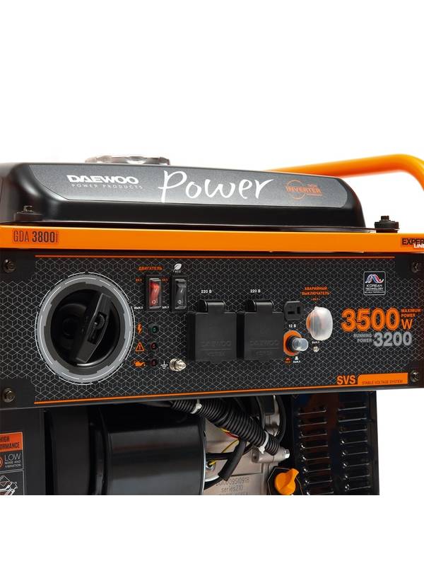Генератор бензиновый инверторный DAEWOO GDA 3800i