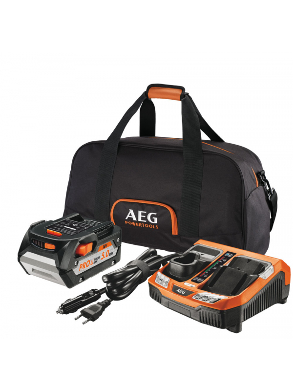 Аккумулятор AEG SET L1850BLK с зарядным устройством (в сумке)