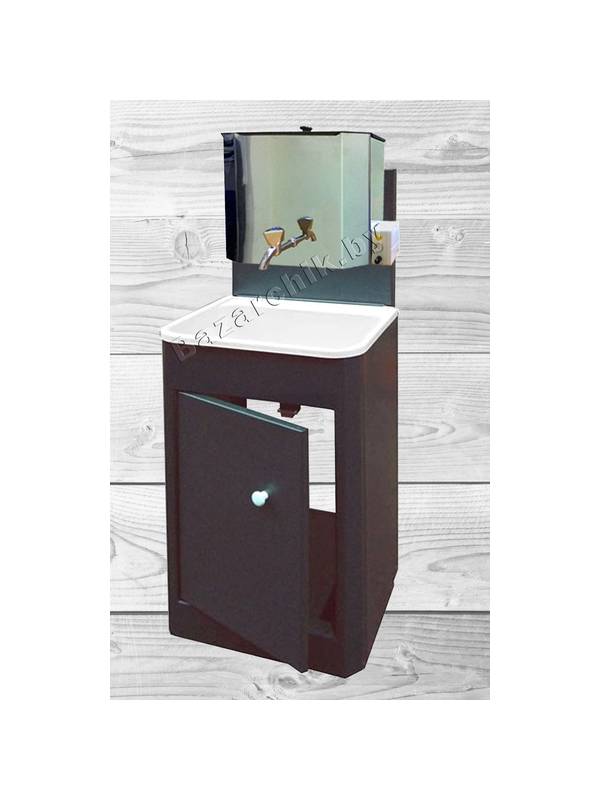 Умывальник Дачный с подогревом п/н 15 л (темно-серый)