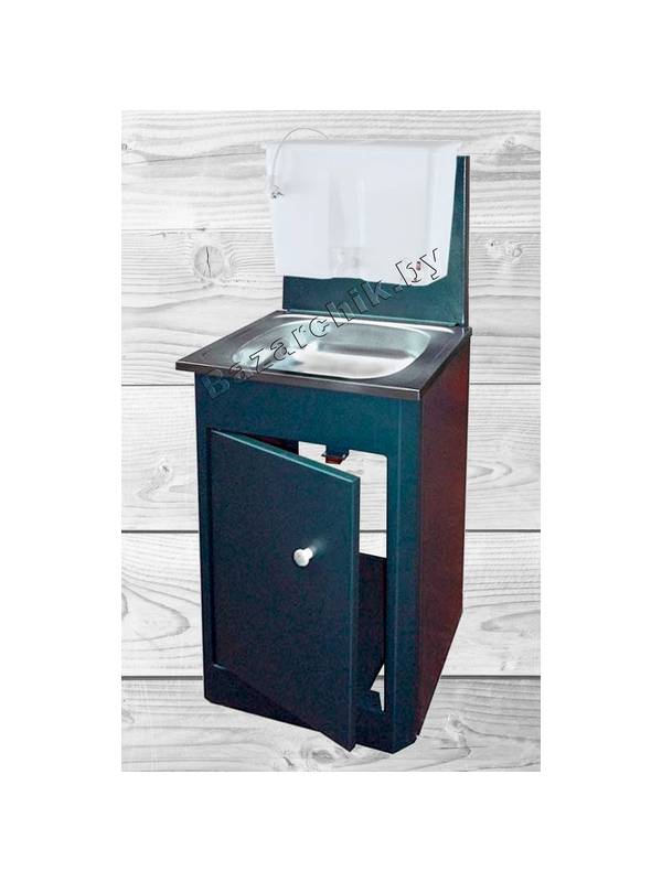 Умывальник Дачный с ЭВН н/п 22 л (темно-серый)