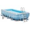 Каркасный бассейн Intex PRISM FRAME 400x200x100см +фильтр-насос 2006 л.ч, лестница