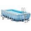 Каркасный бассейн Intex PRISM FRAME 300x175x80см +фильтр-насос 2006 л.ч, лестница