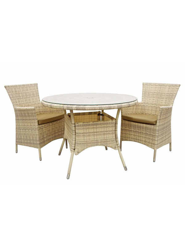 Комплект садовой мебели из ротанга Garden4you WICKER (2 кресла)