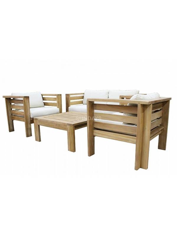 Комплект садовой мебели PRESIDENT (1 диван, 2 кресла, 1 столик) Indoexim