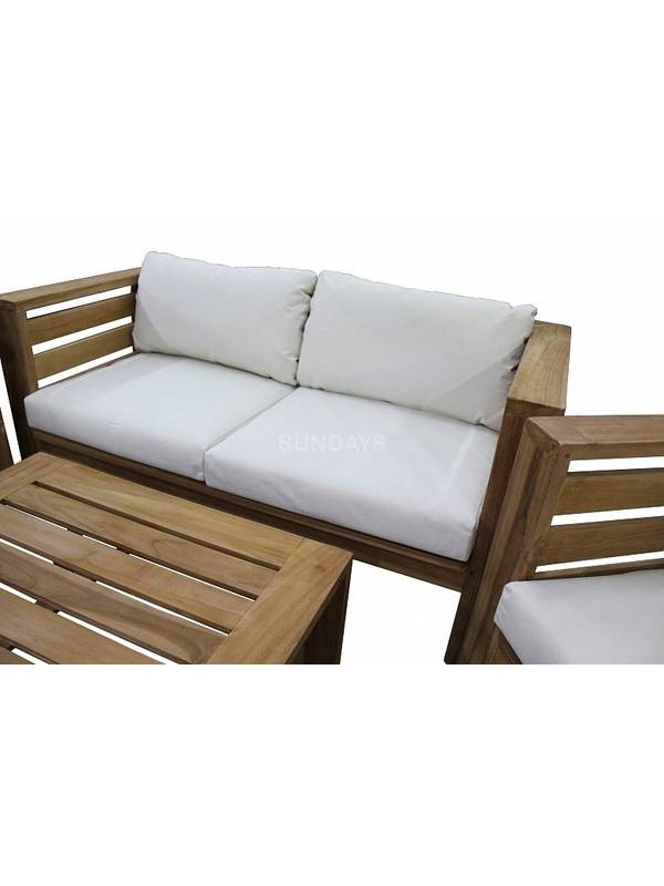 Комплект садовой мебели PRESIDENT (1 диван, 2 кресла, 1 столик) Indoexim