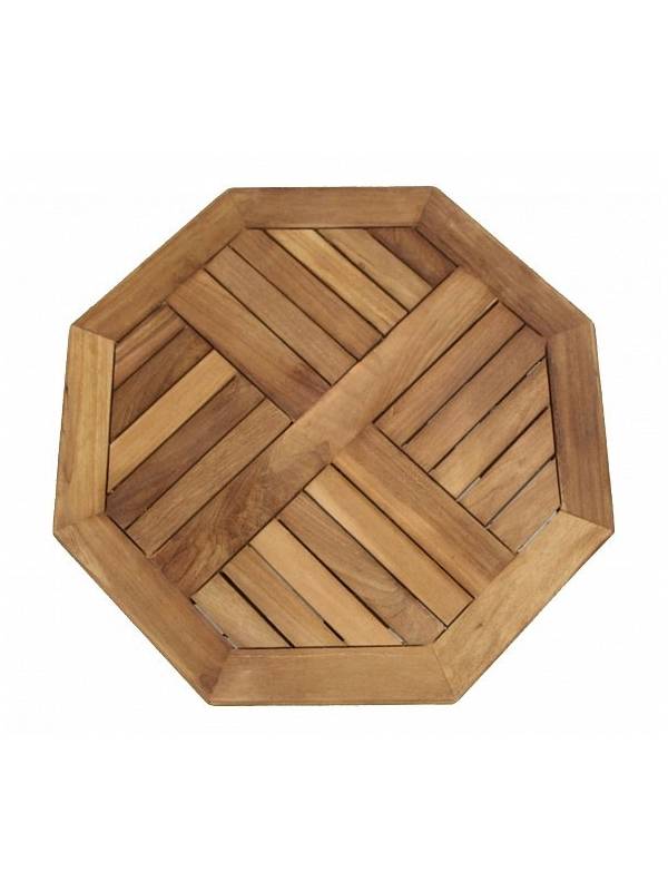 Садовый складной стол Sundays Д 120см Indoexim, дерево тик