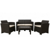 Комплект садовой мебели Sundays (коричневый/бежевый) SF2-4P