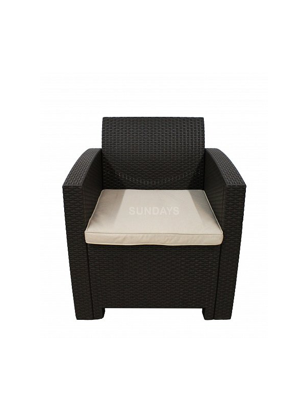 Комплект садовой мебели Sundays (коричневый/бежевый) SF2-4P