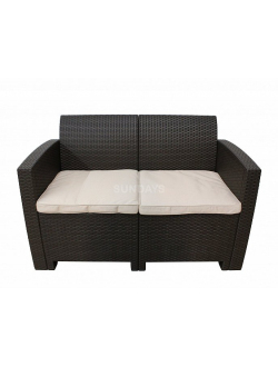Диван садовый Sundays (коричневый/бежевый) SF2-2