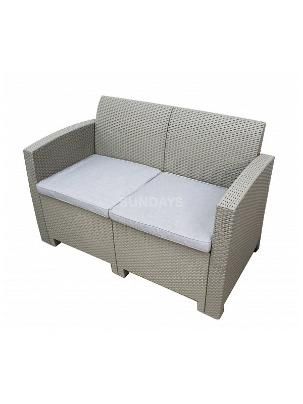 Диван садовый Sundays (светло-серый) SF2-2