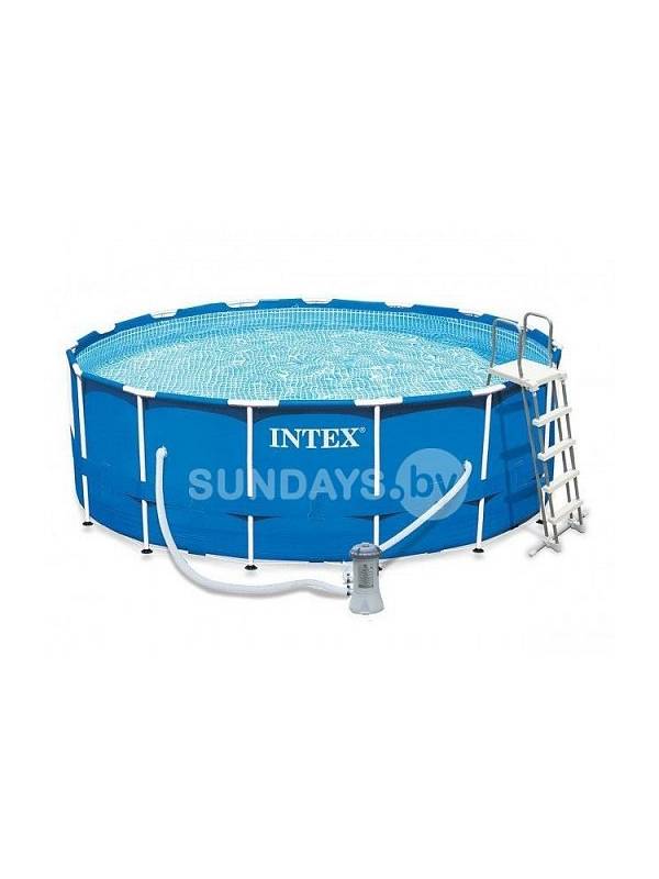 28242 Каркасный бассейн Intex METAL FRAME 457x122см