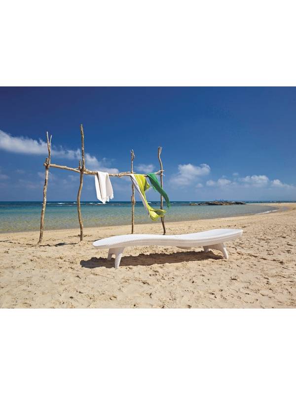 Шезлонг Pacific Lounger, белый