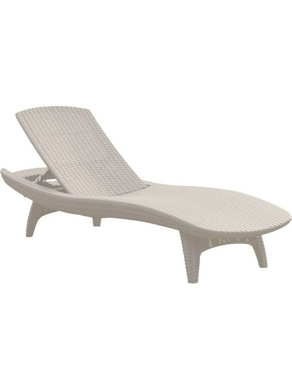 Шезлонг Pacific Lounger, белый