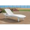 Шезлонг Pacific Lounger, белый