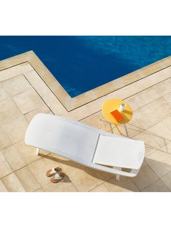 Шезлонг Pacific Lounger, белый