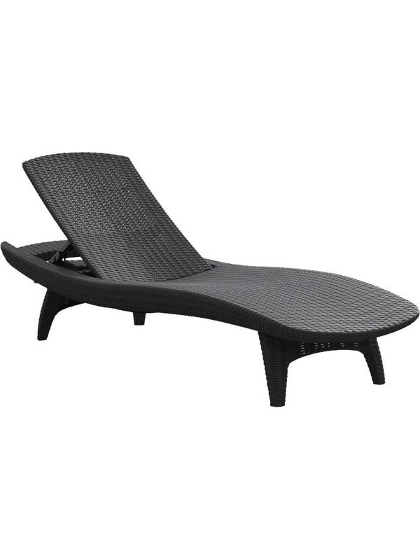 Шезлонг Pacific Lounger, графит