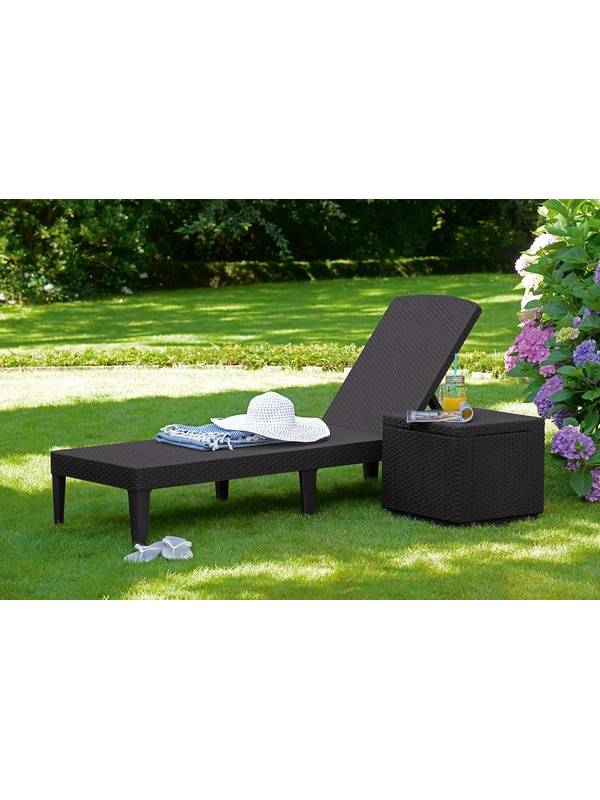 Шезлонг Jaipur (box), коричневый