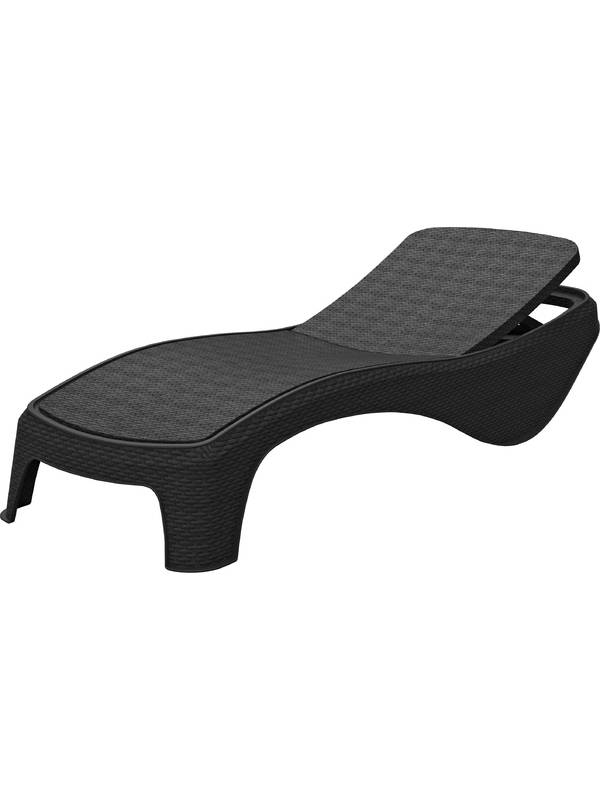 Шезлонг Atlantic sun lounger, графит