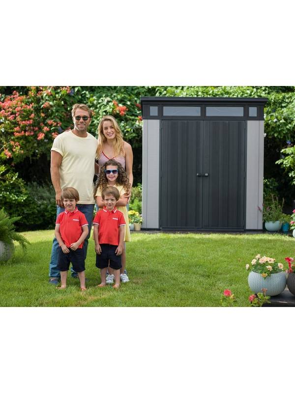 Хозяйственный блок Artisan 7x7 (4,6 м2), серый