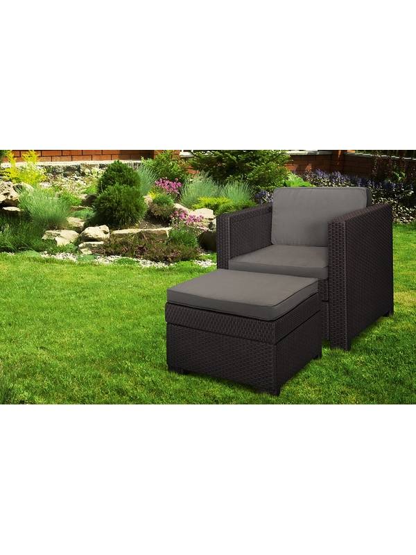 Набор мебели Provence Chillout, коричневый