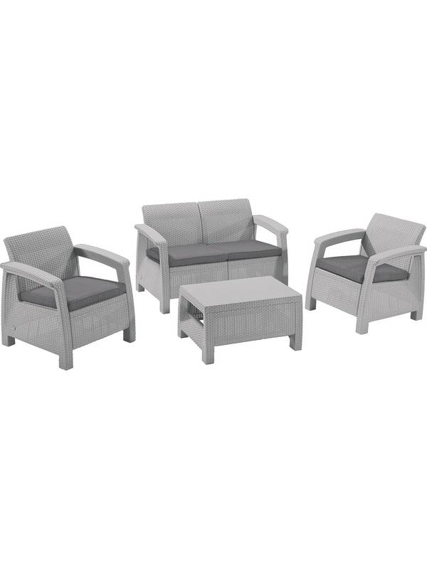 Набор уличной мебели СORFU II SET-GRY933-std серый
