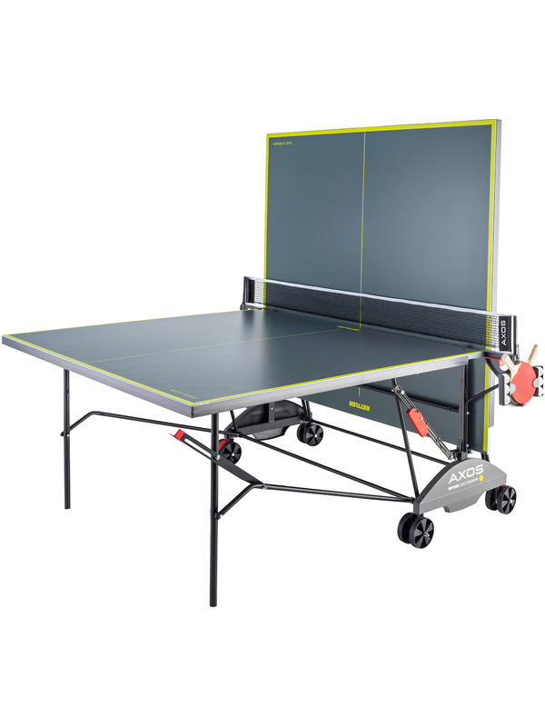 Теннисный стол всепогодный Axos Outdoor 1 с сеткой, серый