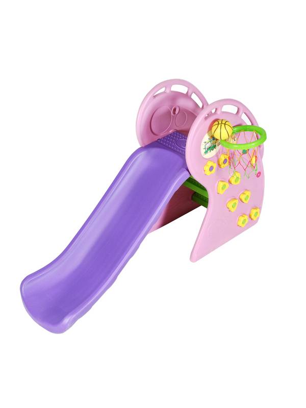 Детская горка с баскетбольным кольцом RS Hill ZK017-5