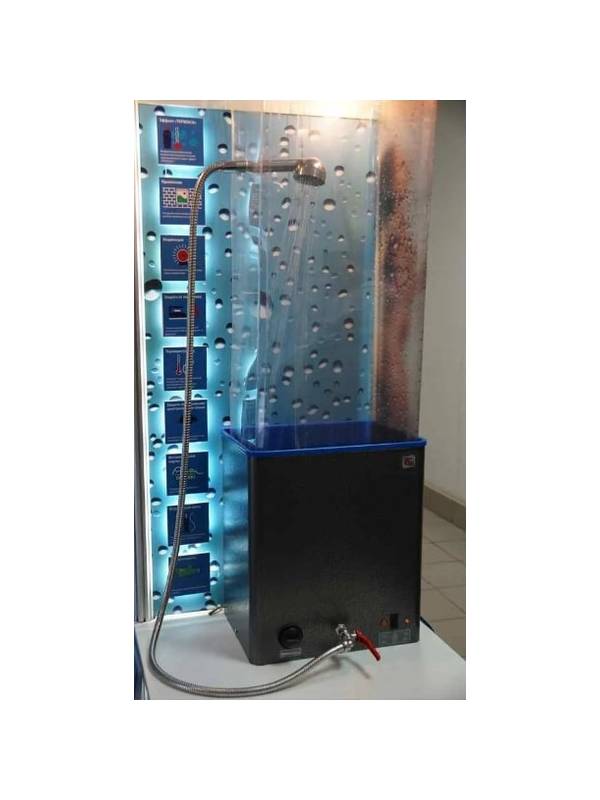 Водонагреватель с душем Элвин ЭВБО-20/1,25-2 (антич. серебро, белый)