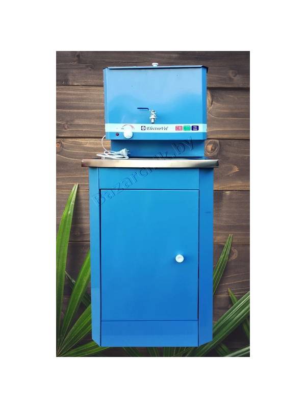Умывальник дачный ElectroVeL с подогревом 15/1,25 (голубой)