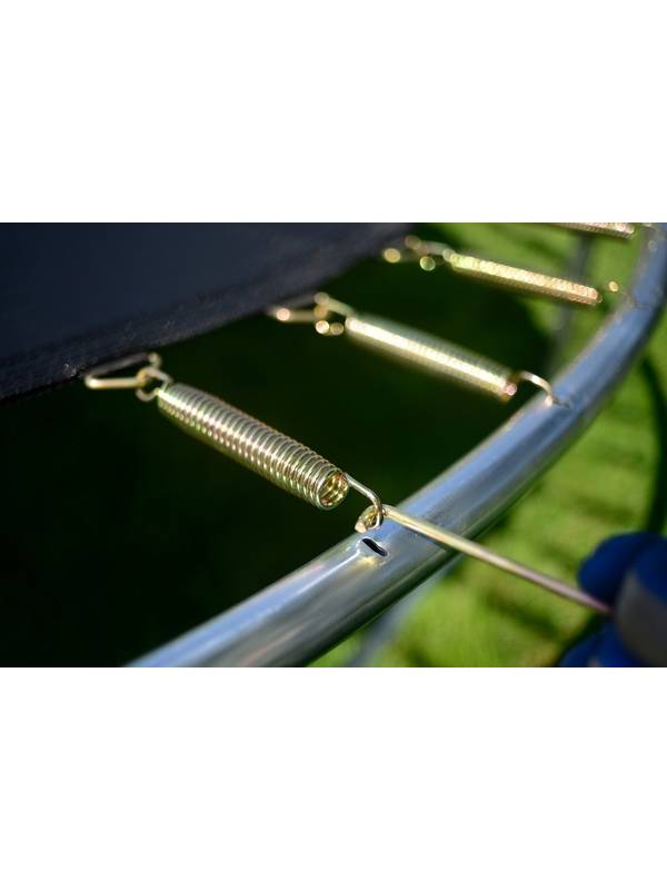 Батут складной Funfit 4,04 м с защитной сеткой и лестницей