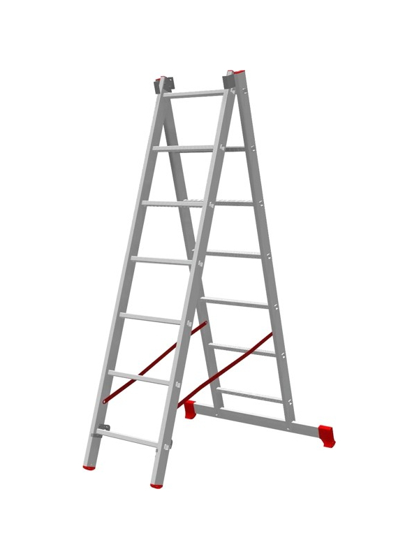 Лестница 2х11 двухсекционная ал., серия NV222 Новая высота