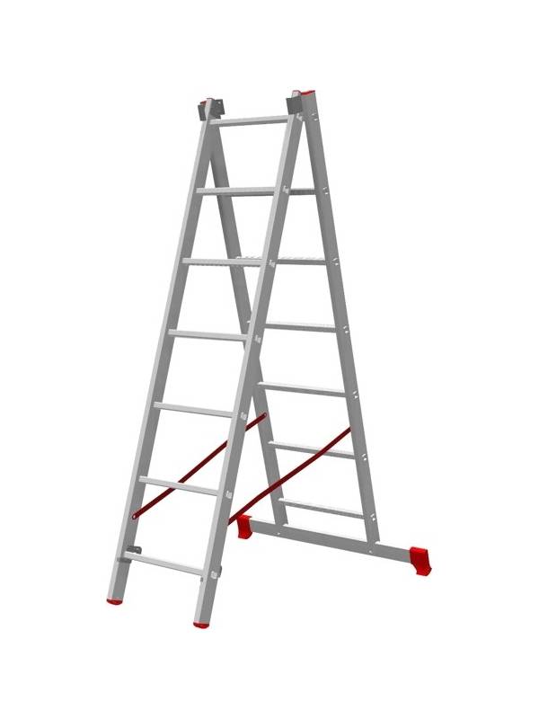 Лестница 2х 8 двухсекционная ал., серия NV222 Новая высота