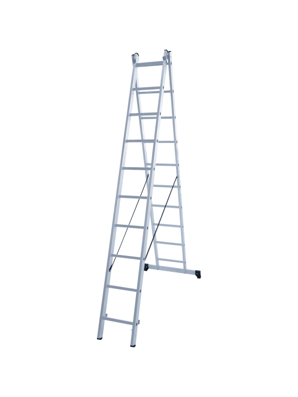 Лестница 2х10 двухсекционная ал., серия NV122 Новая высота