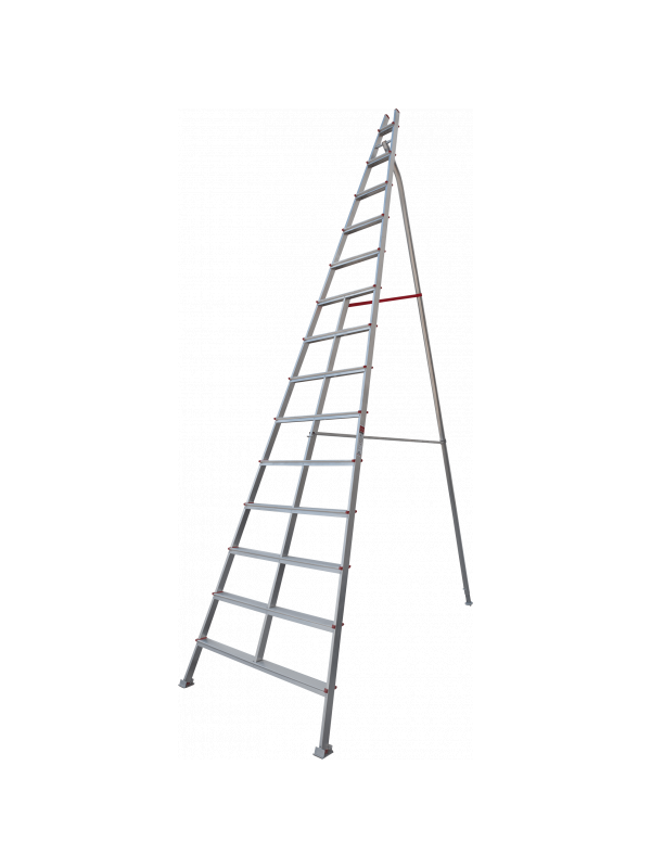 Стремянка ал. садовая 14 ступеней серия NV319 Новая высота