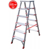 Стремянка 6 ступеней ал. 2-х сторонняя индустриальная серия NV512 Новая высота