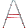 Стремянка 6 ступеней ал. 2-х сторонняя профессион. серия NV312 Новая высота
