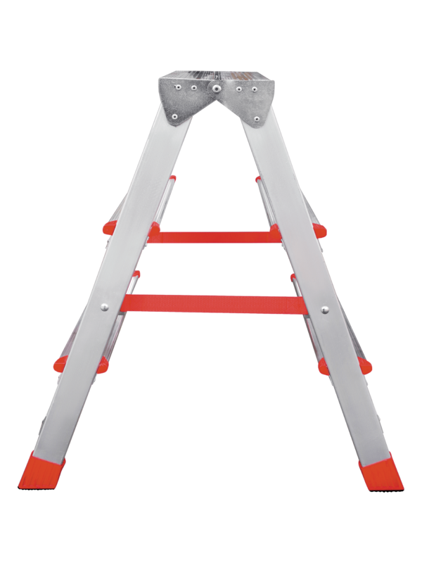 Стремянка 3 ступени ал. 2-х сторонняя профессион. серия NV312 Новая высота
