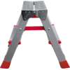 Стремянка алюминиевая двухсторонняя 2 ступени профессиональная NV 312 Новая высота 3120202