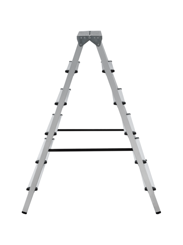 Стремянка 6 ступеней ал. 2-х сторонняя серия NV112 Новая высота