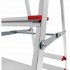 Стремянка 7 ступеней ал. индустриальная с большой верхней складной площадкой NV 5130 Новая высота