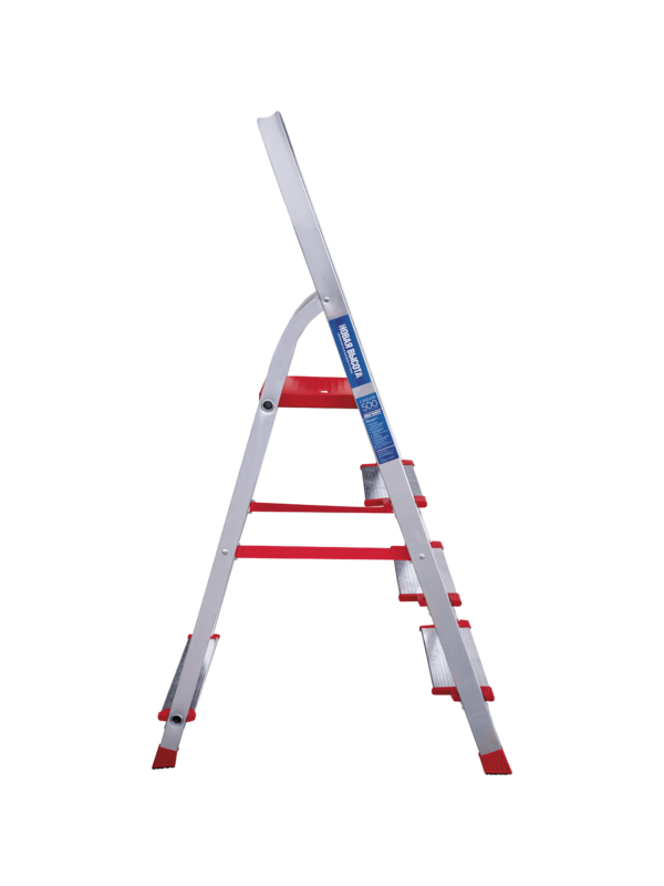 Стремянка 4 ступени ал. индустриальная с шириной 130мм серия NV511 Новая высота